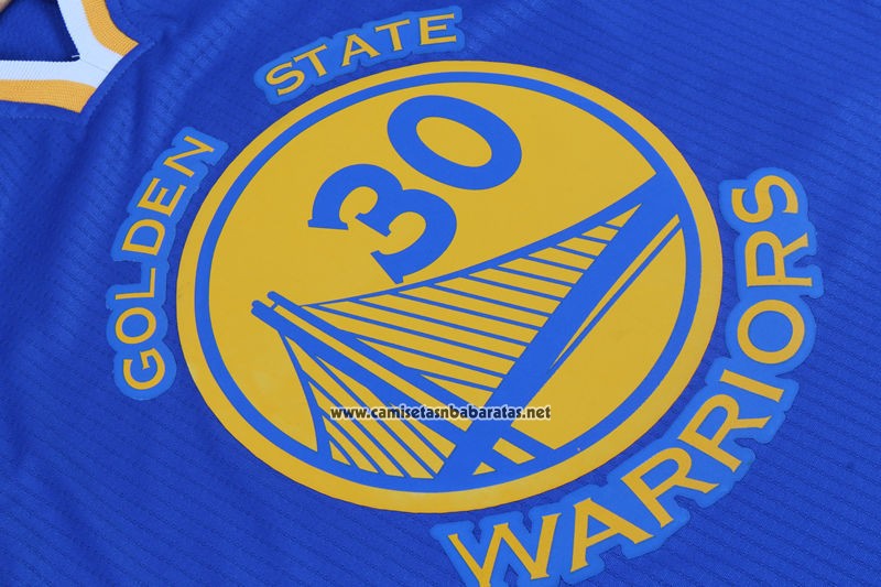 Camiseta Golden State Warriors Adidas Personalizada Azul